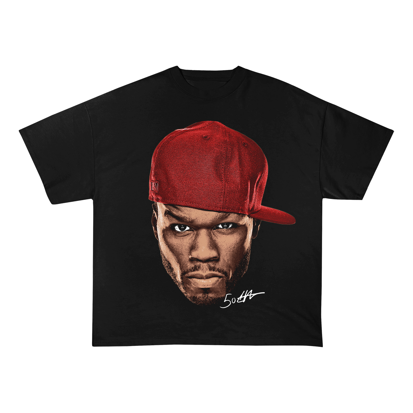 50 Cent Big Face Graphic Tee